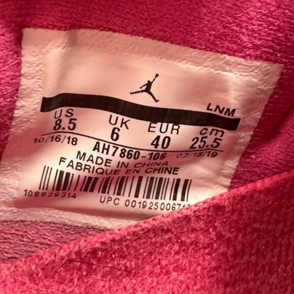 Nike Air Jordan 11 Retro Low Pink Snakeskin Women's Size 8 1/2 AH7860-106 - Picture 8 of 9